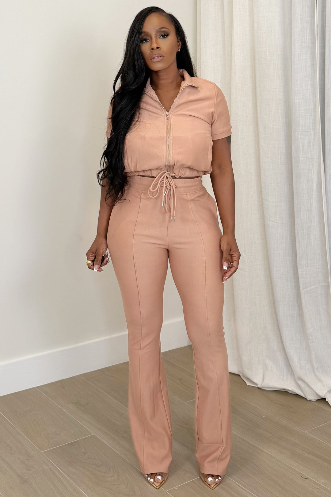 The Street Luxe Jogger Pant Set (Blush)
