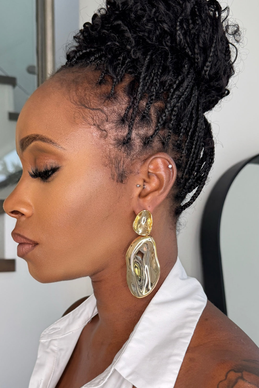 Teardrop Earrings Gold
