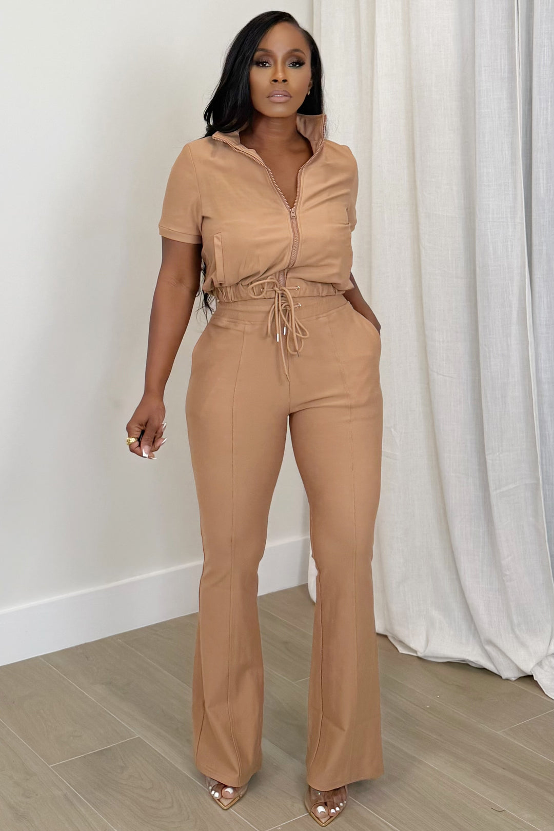 The Street Luxe Jogger Pant Set (Nude)