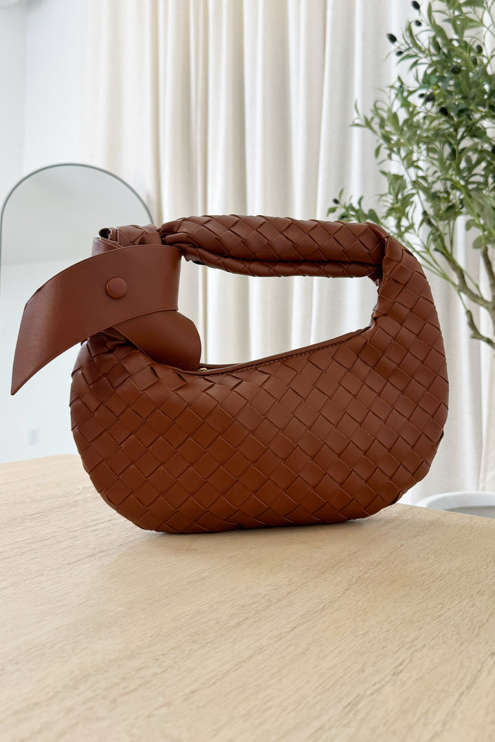 Weave Handle Handbag
