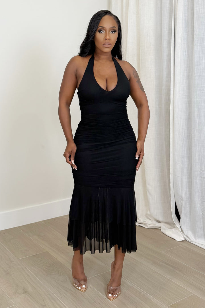 The Black Label Midi dress
