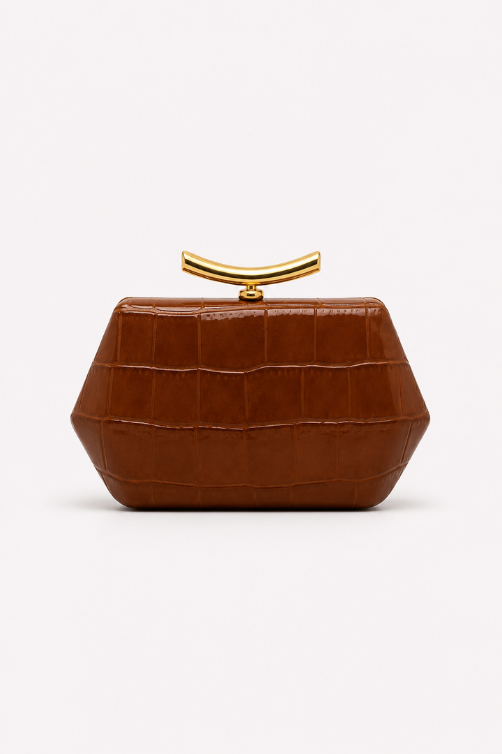 The Luxe Curve Clutch