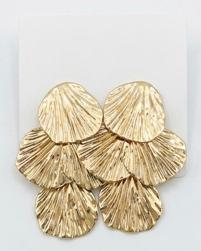 Majestic Petal Cluster Earrings