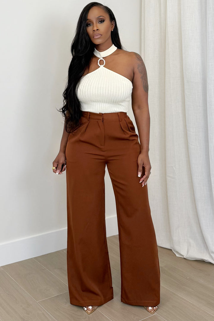 The Chestnut Tailored Trouser (Brown)