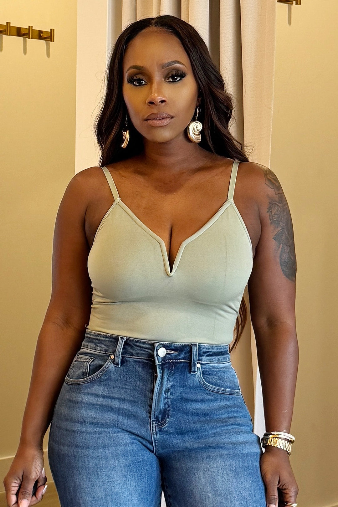 Deep Plunge Bodysuit