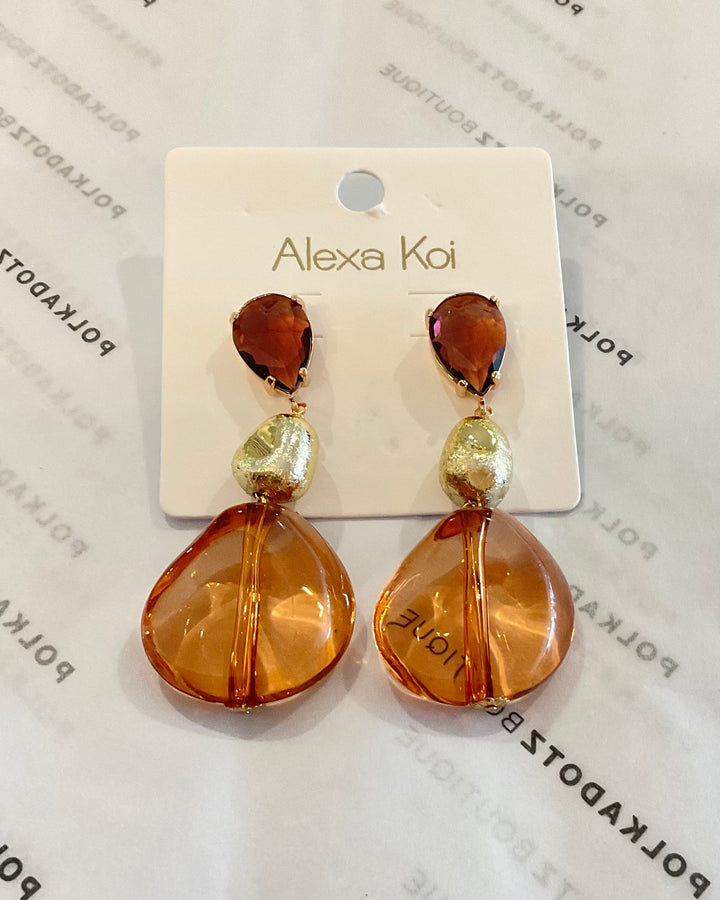 Smoky Quartz Drop Earrings