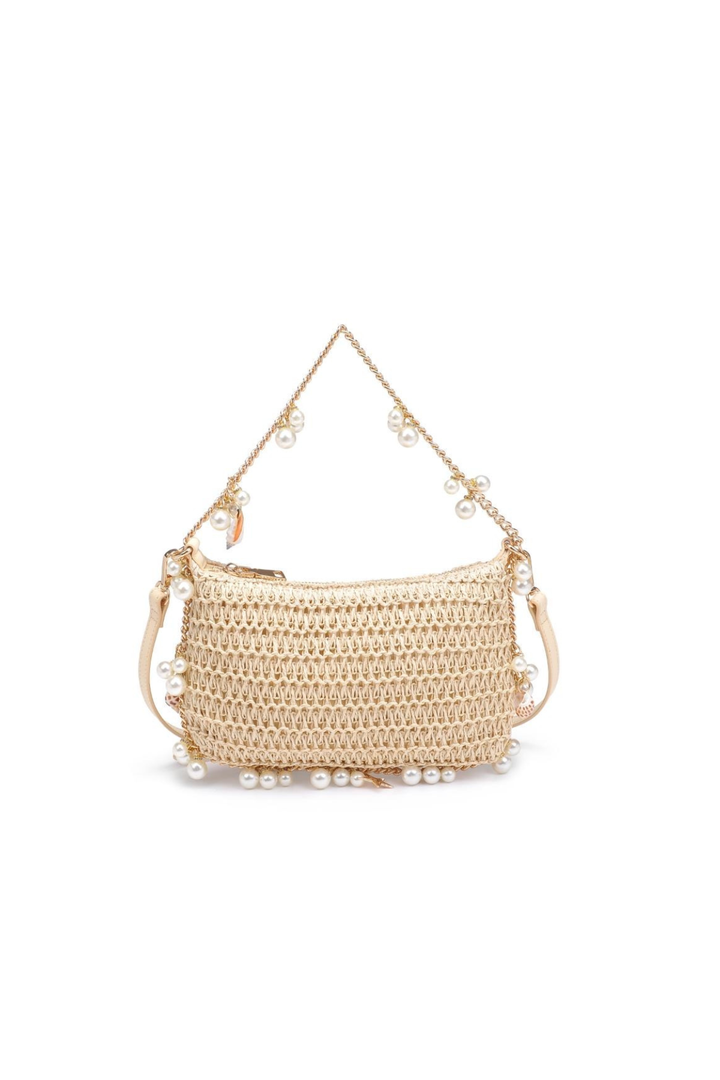 Coastal Pearl Luxe Clutch Bag