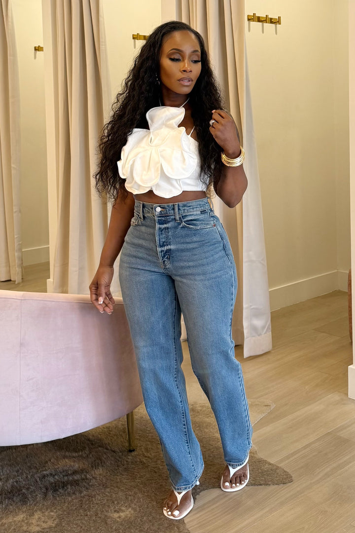 Super High Waist Dad Jeans (Denim)
