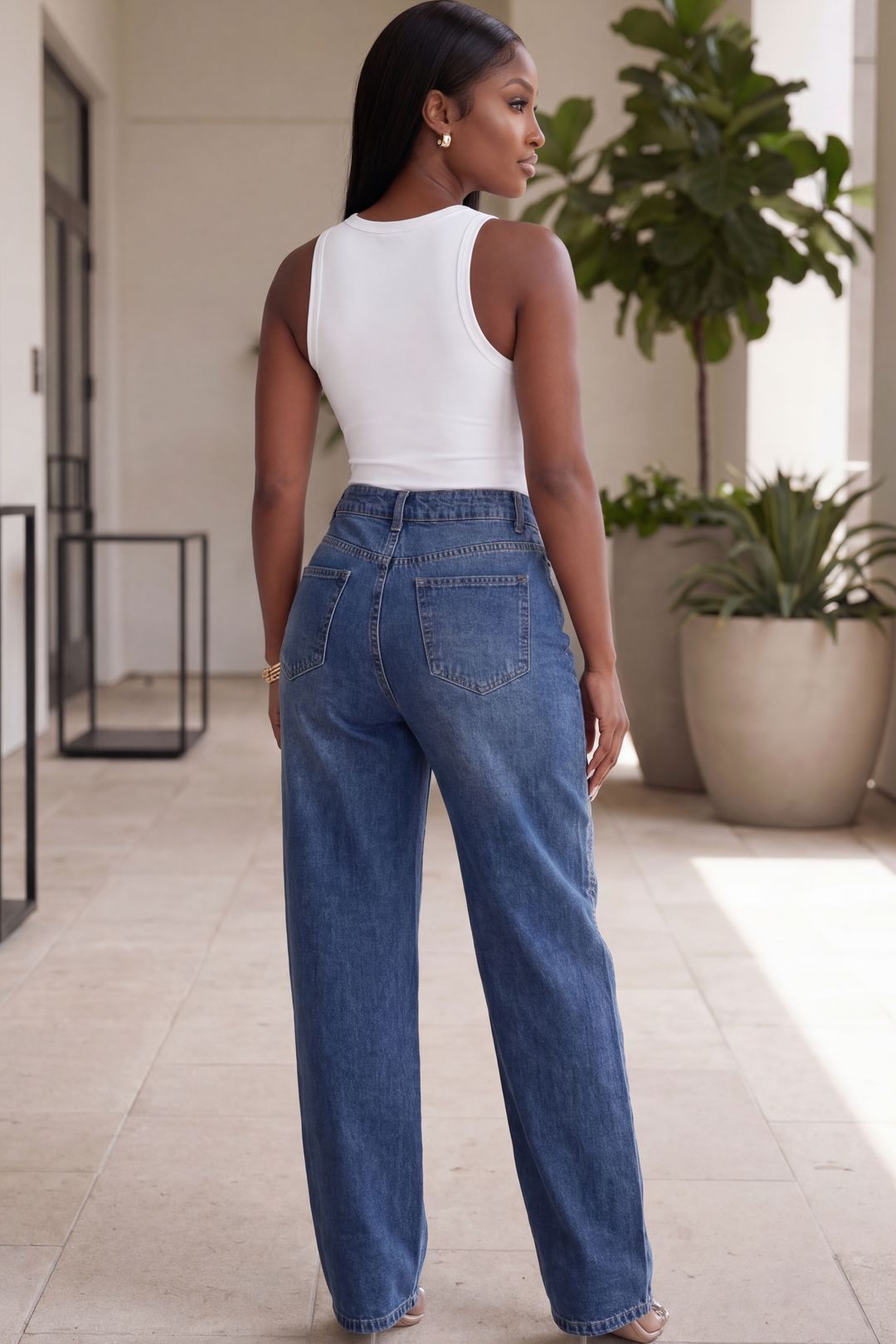 The Stardust Barrel Jeans [Medium Wash]