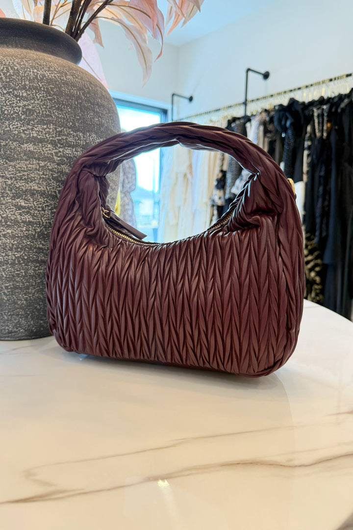 Amara Ridge Leather shoulder bag