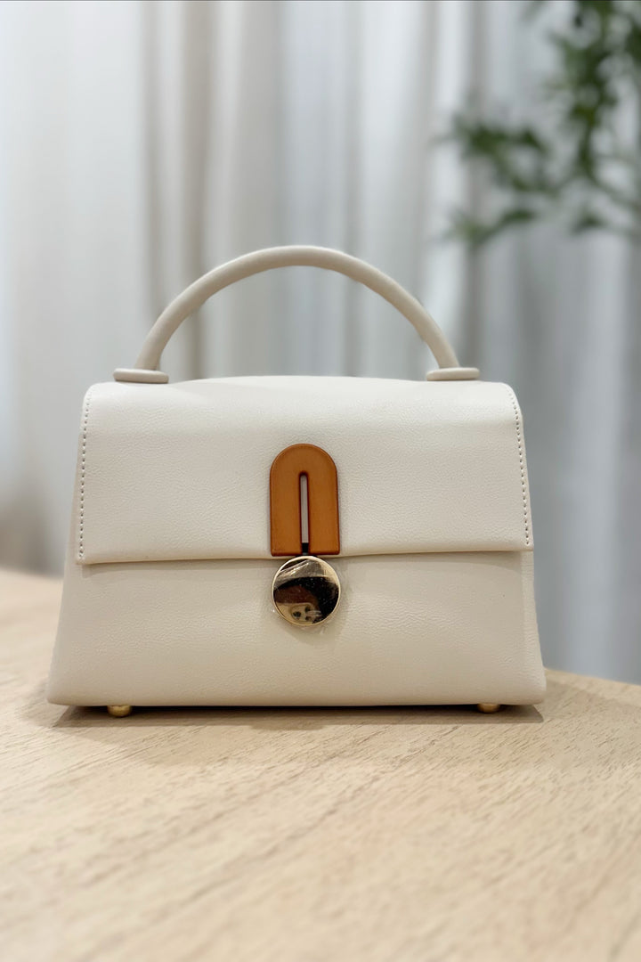 Wooden Clasp Handbag