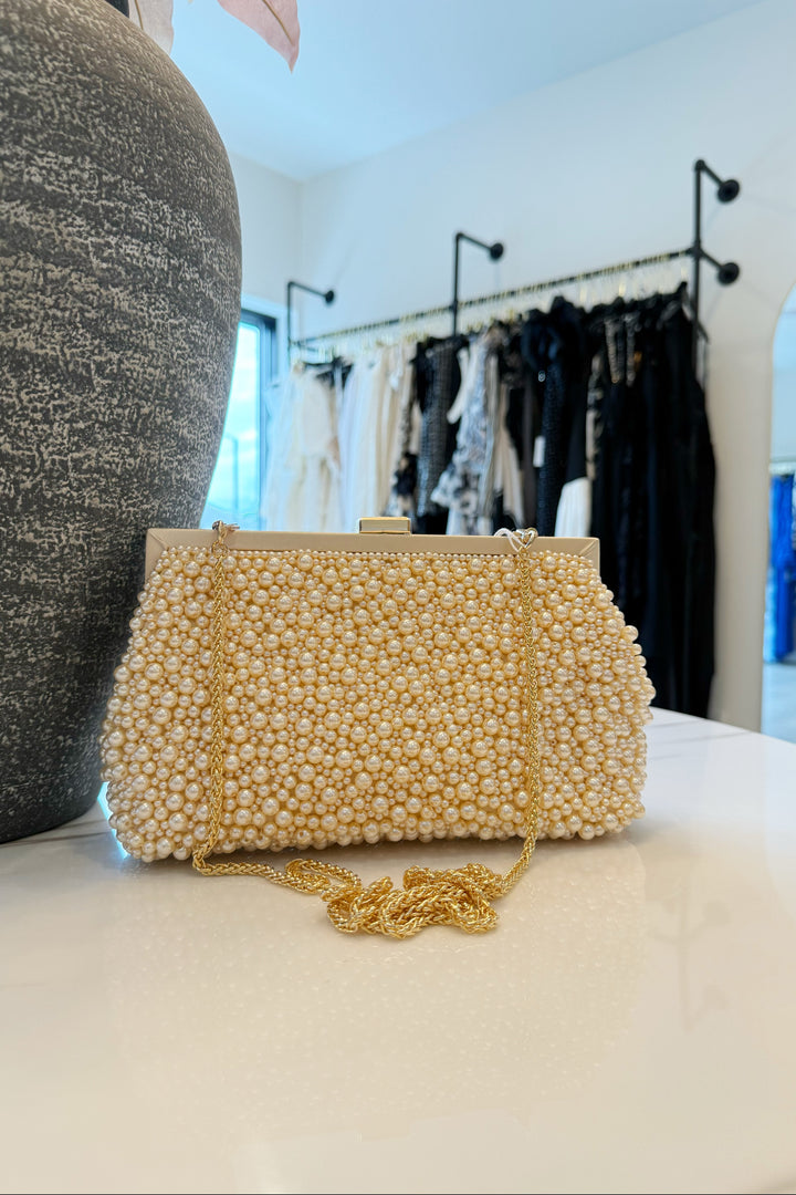 Samira Pearl Clutch