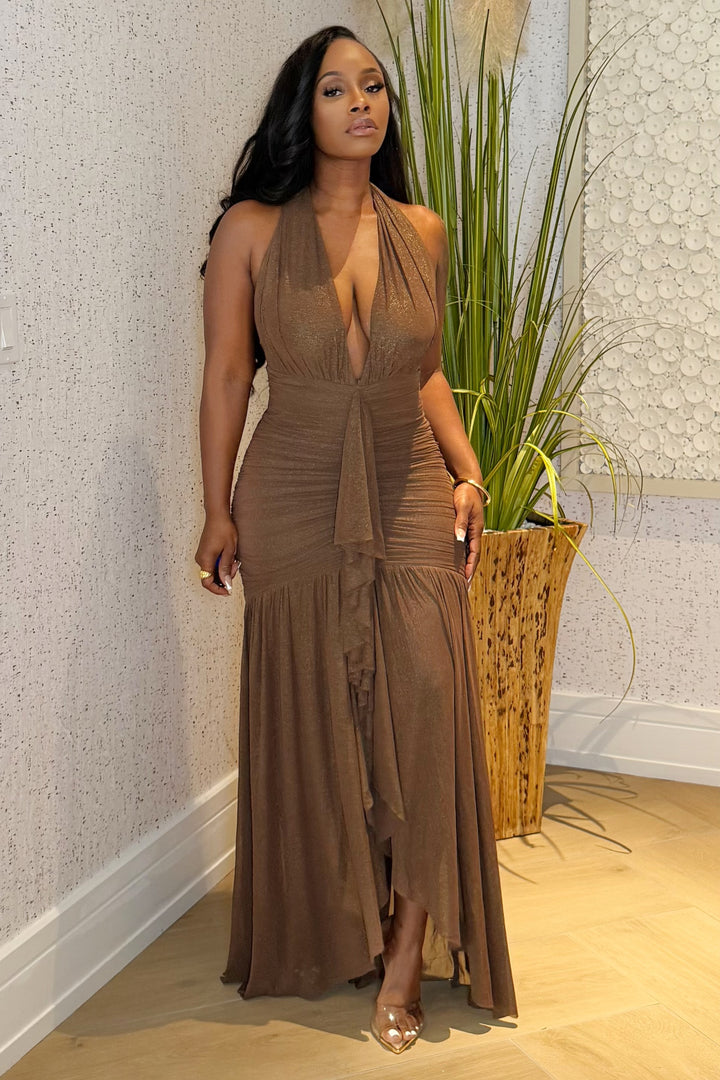 The Mocha Muse Gown (Mocha)