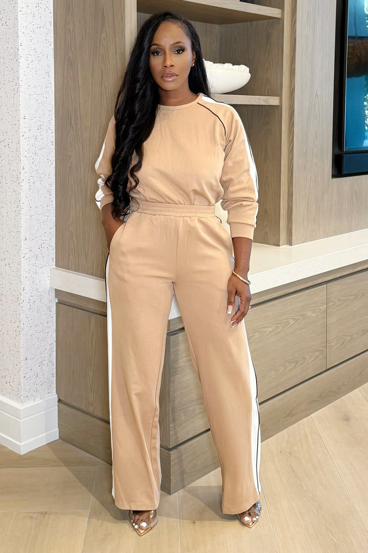 The Luxe Lounge Set (Beige)