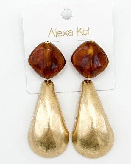 Mocha Swirl Earrings