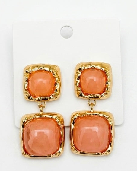 The Retro Cushion Cabochon Drops