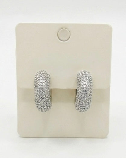 Rhinestone Huggies