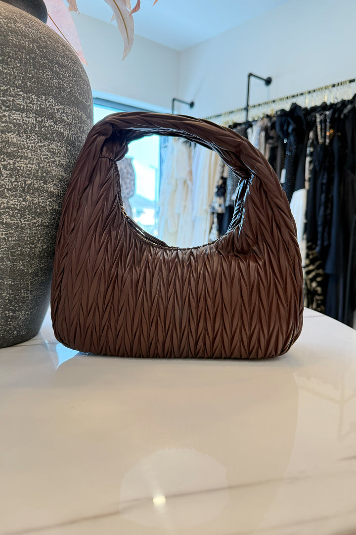 Amara Ridge Leather shoulder bag