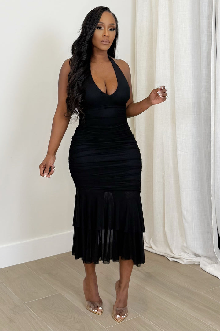 The Black Label Midi dress