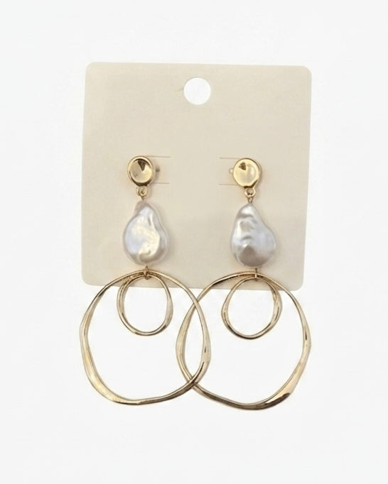 Pearl Orbit Earrings