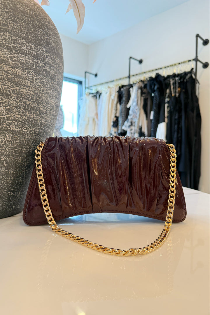 Amara Faux Patent Leather handbag