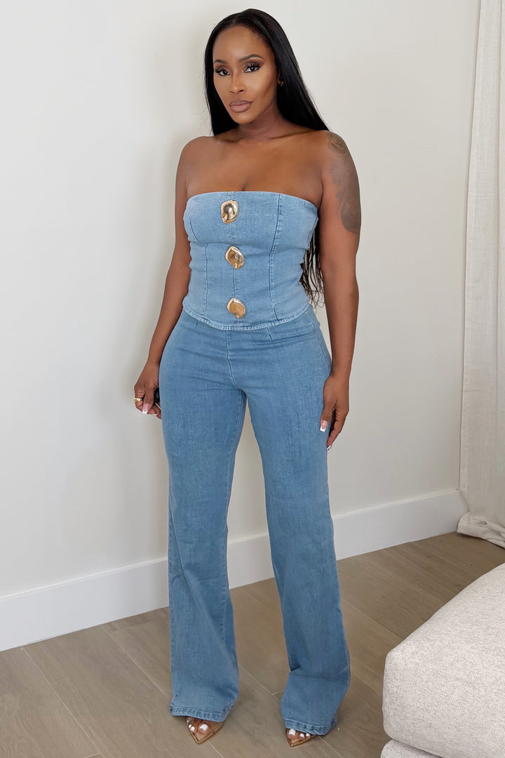 Golden Hour Denim Set [Light Wash]