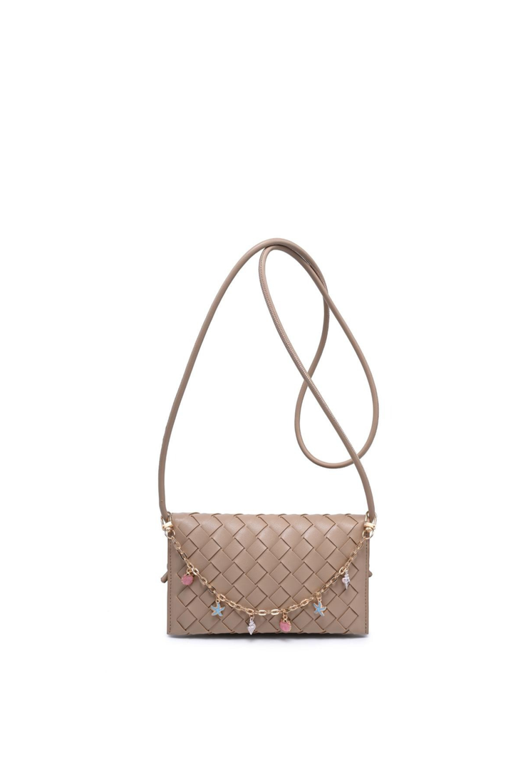 Charm Luxe Woven Crossbody