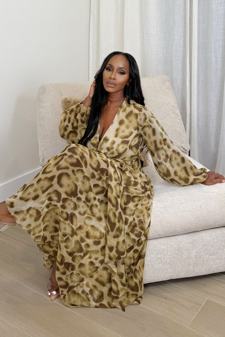 Safari Luxe Maxi Dress