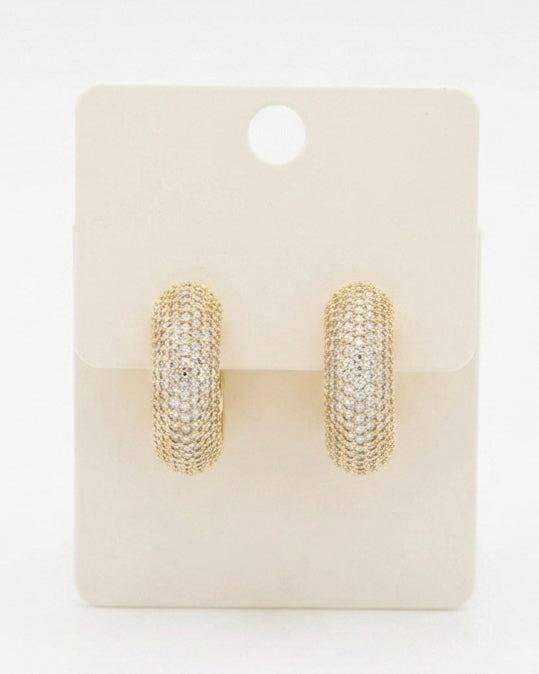 Rhinestone Huggies