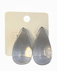Clear TearDrop Earrings