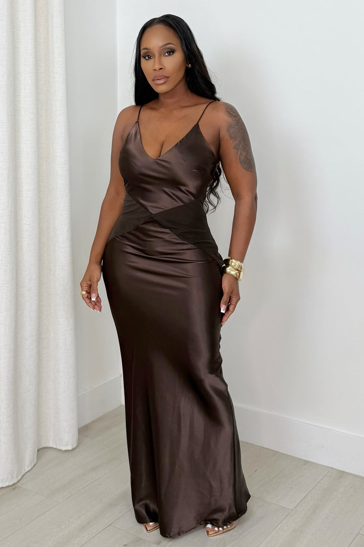 The Midnight Cocoa Dress