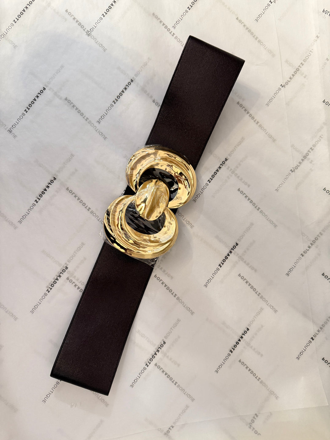 Double circle Gold Hook Belt