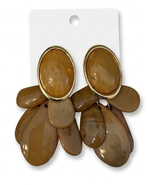 The Petal Cluster Statement Earrings