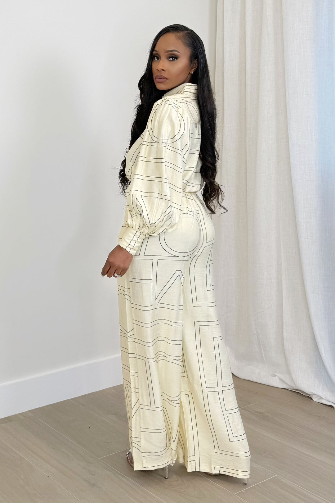 Horizon Sun pant set (Cream)