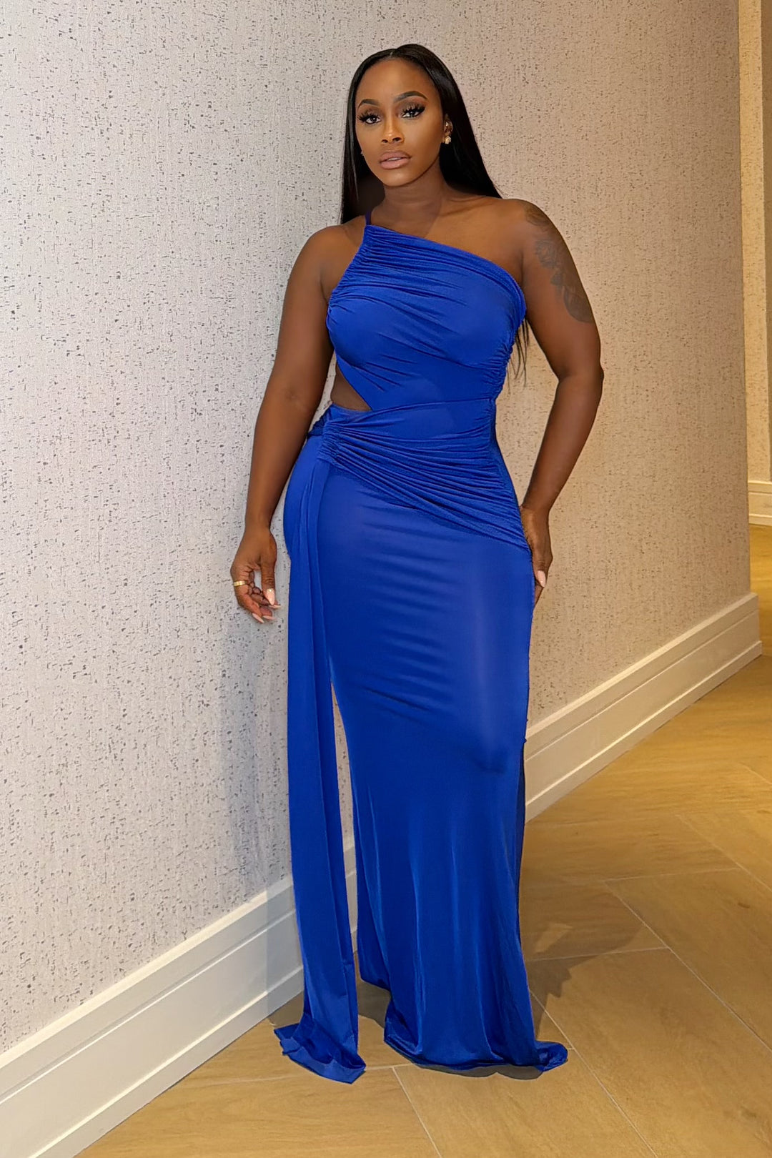 Sapphire Allure Dress [Royal Blue]