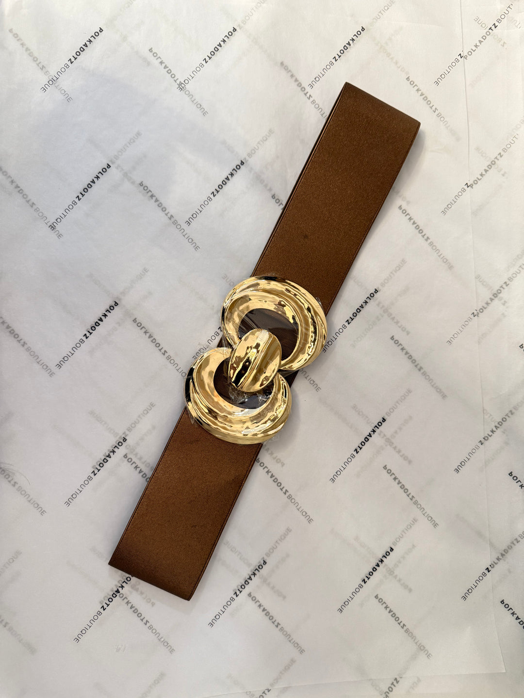 Double circle Gold Hook Belt