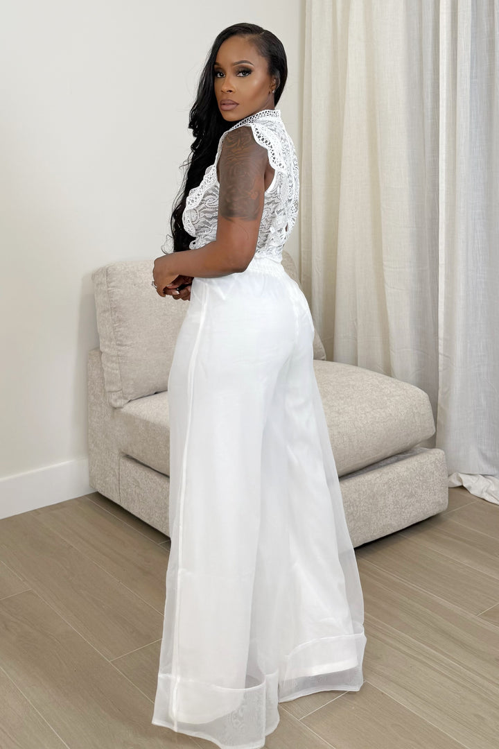 Haven Ensemble Layer Trouser (White)