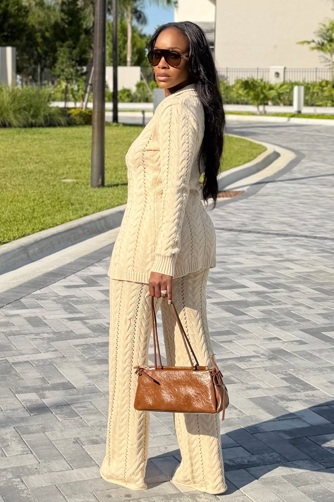 Knit Luxe Pant Set (Nude)(Preorder 12.11.25)