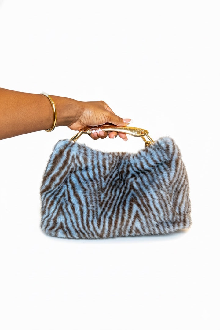 Frosted Luxe Fur Bag