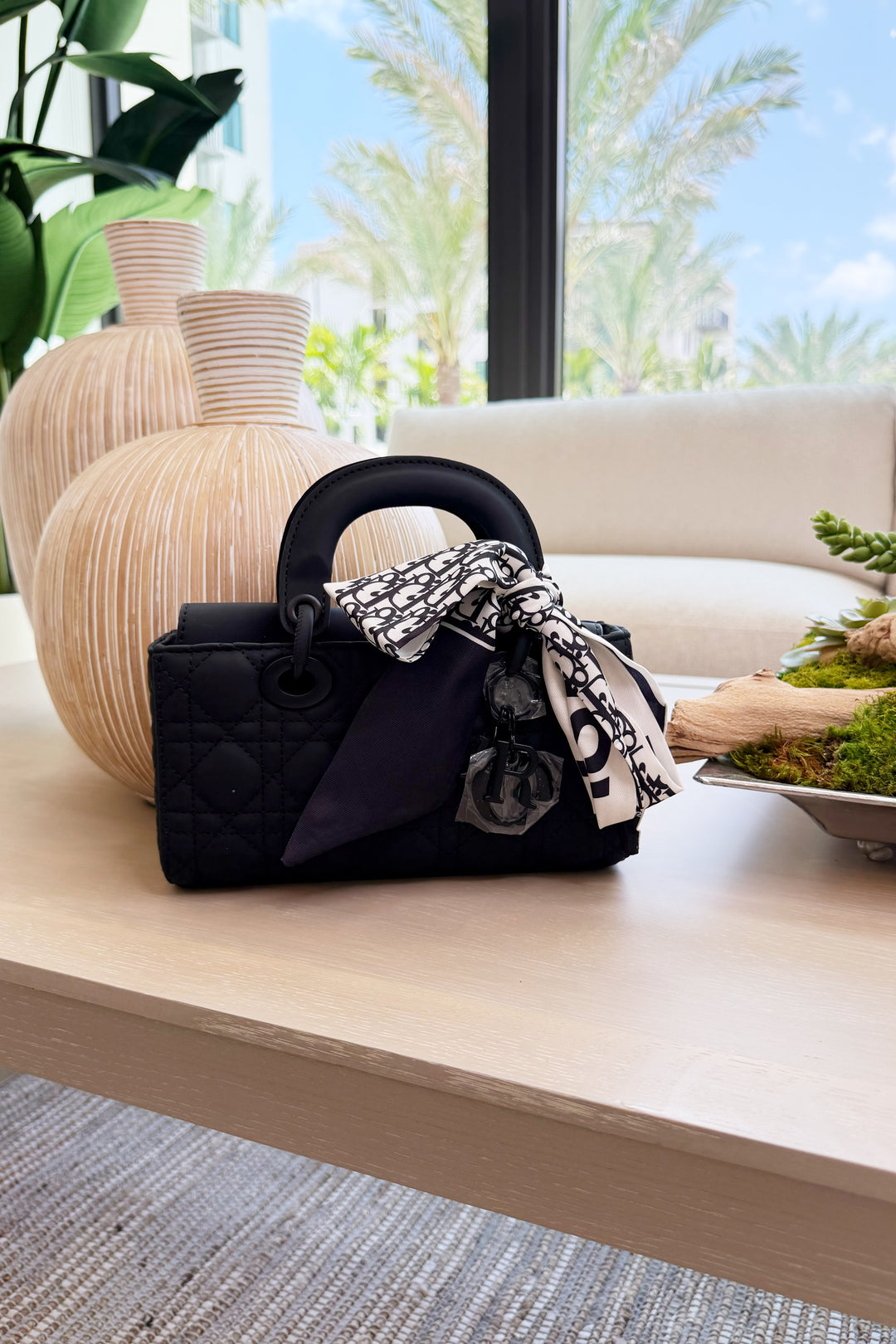 Inspired Scarf Handle Clutch