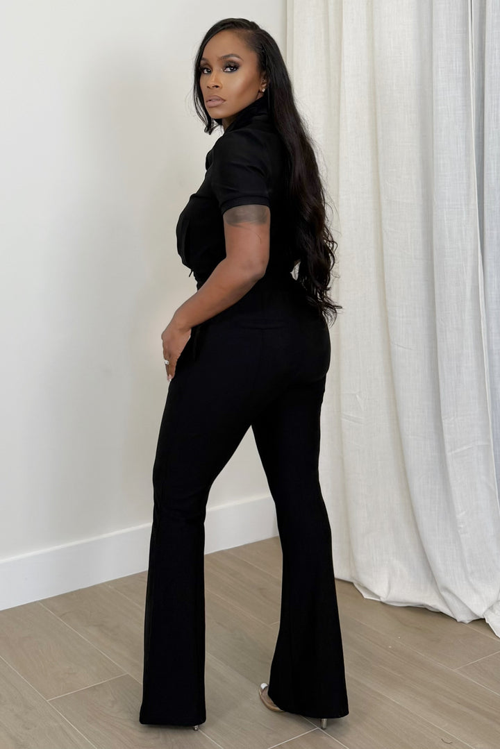 The Street Luxe Jogger Pant Set (Black)