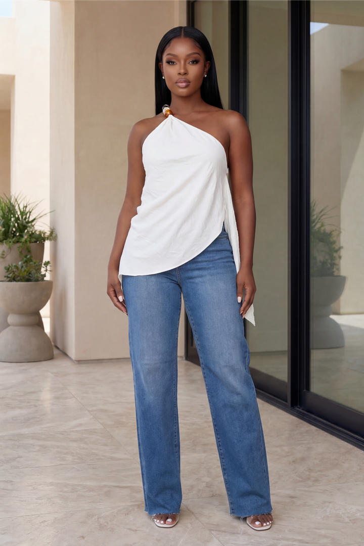 Twist Back Draped Top