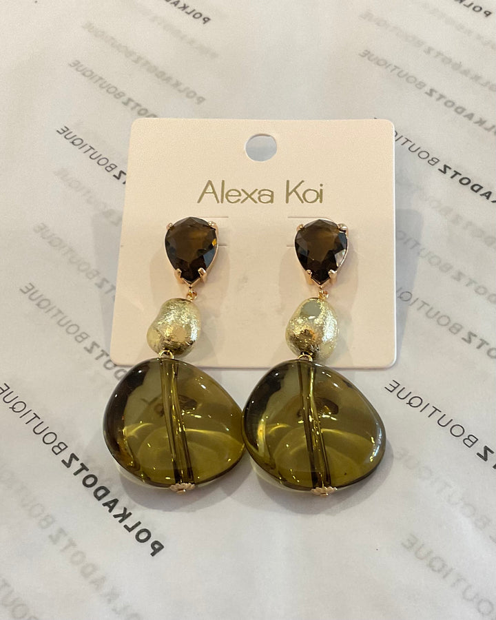 Smoky Quartz Drop Earrings