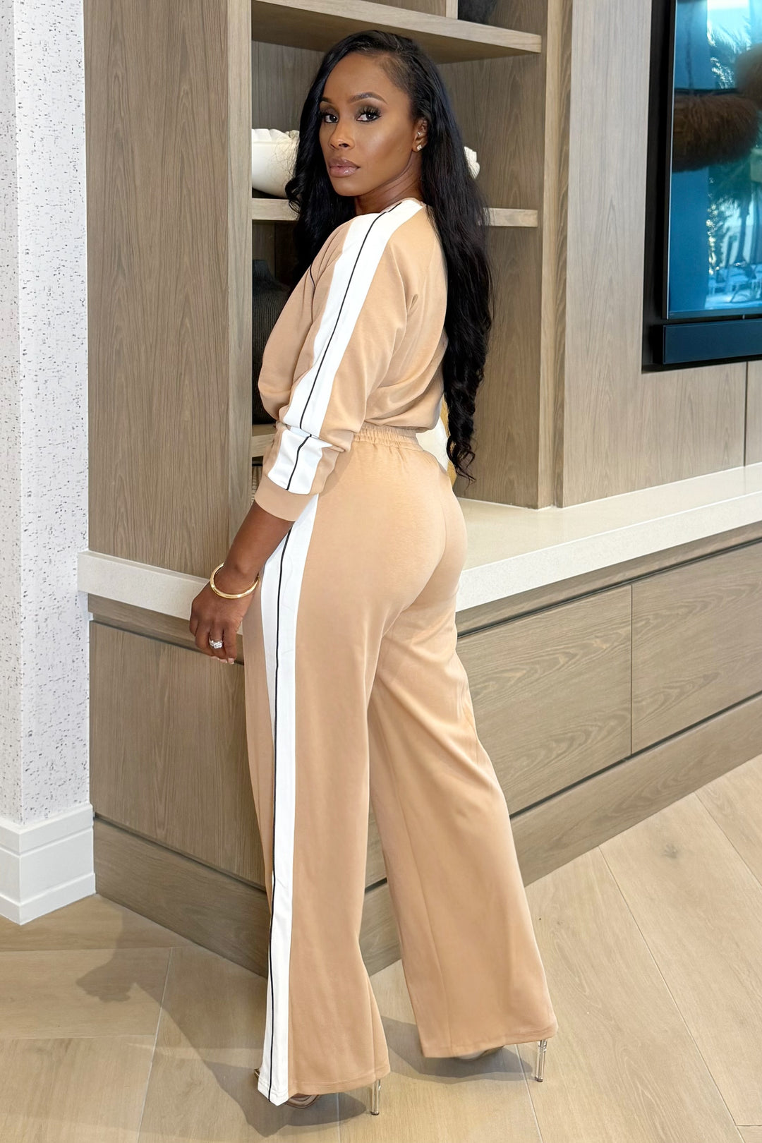 The Luxe Lounge Set (Beige)