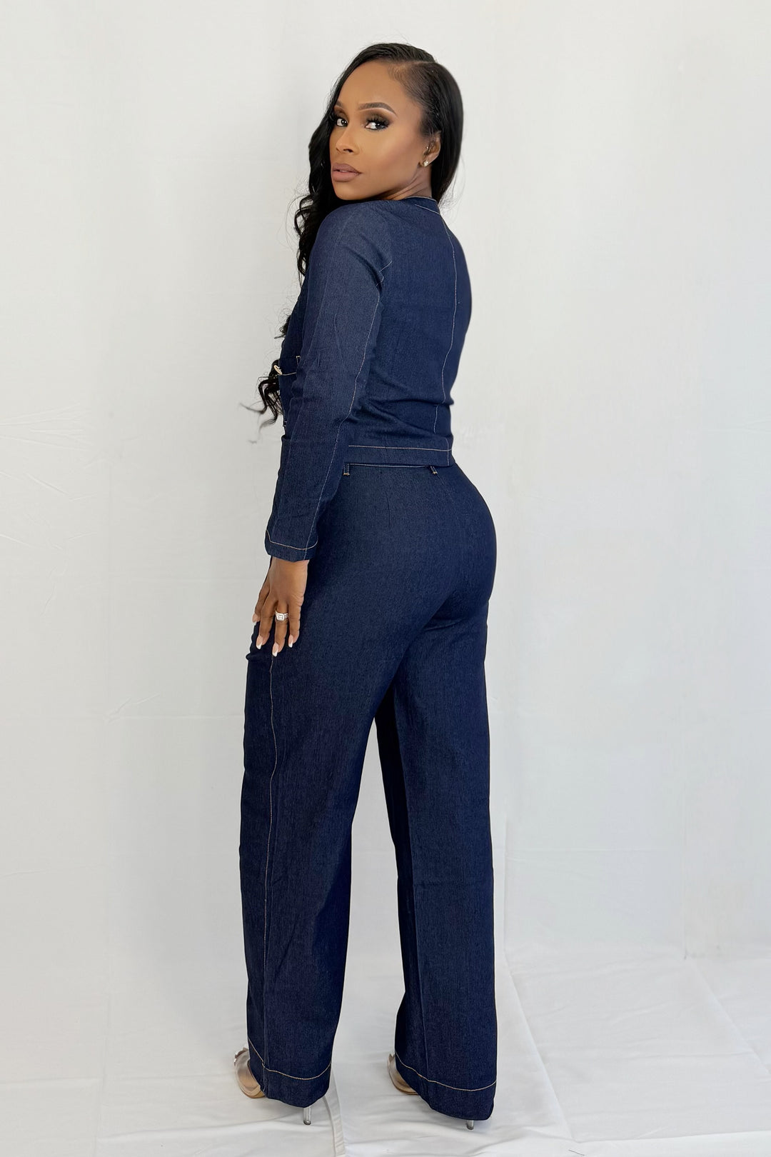 Denim Command Pant & Jacket Set (Denim)