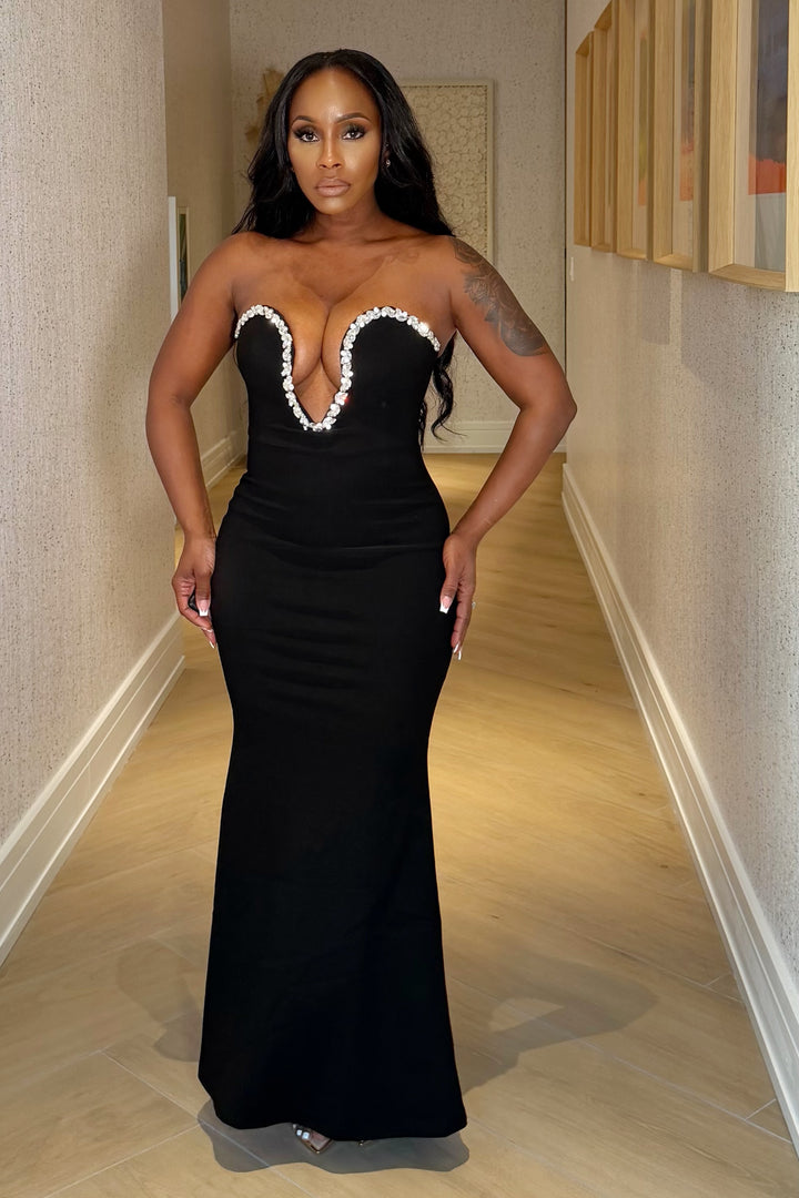 Midnight Heiress Gown (Black)