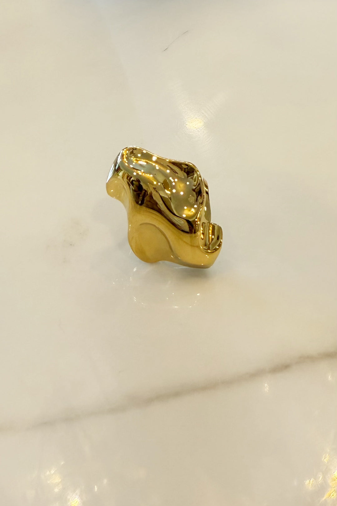 Abstract Sphere Ring (Gold)