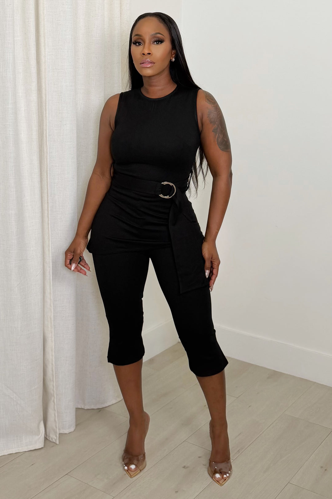 Sculpted Ease Capri Set