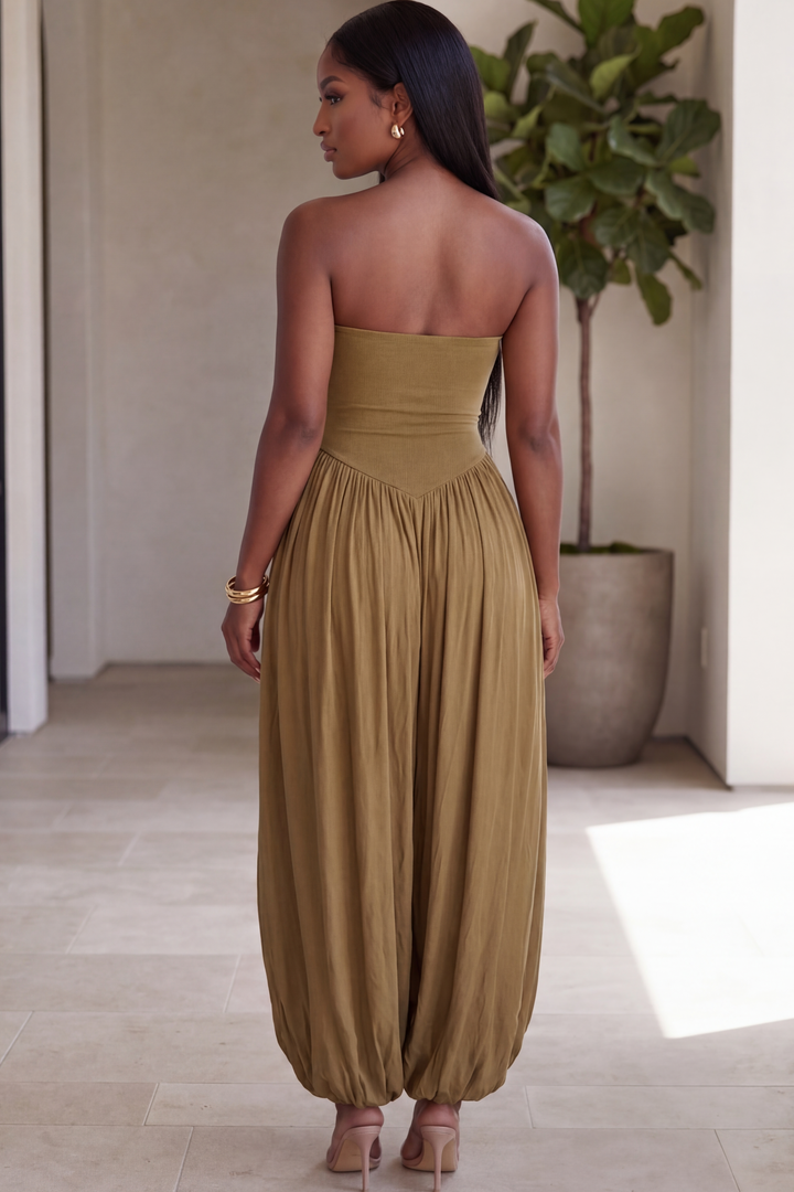 The Olive Basique Jumpsuit [Olive]