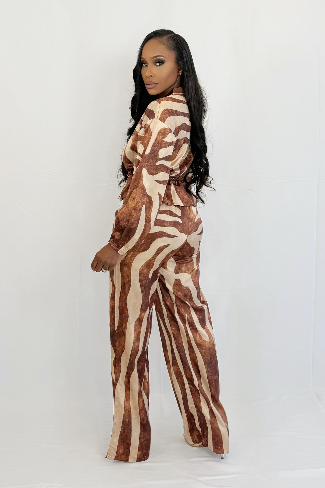 Cocoa Terrain Pant Set (Brown)